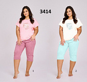 Пижама женская модель 3414 Isla 2xl-3xl торговой марки Taro